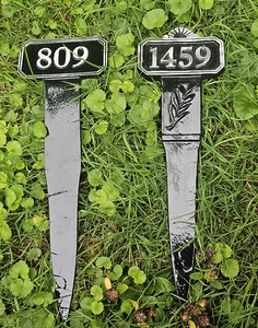 JALONS DE CIMETIÈRE MODÈLE 1